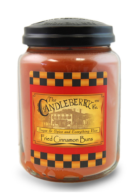 Candleberry Candles Fried Cinnamon Buns 26 oz. Large Jar