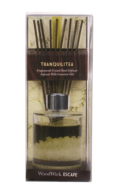 WoodWick Tranquilitea  Escape Crystal Reed Diffuser