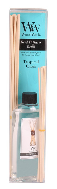 WoodWick Tropical Oasis  7.4 oz. Reed Diffuser REFILL
