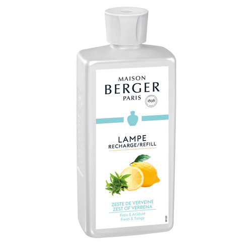 Zest of Verbena 500 ml (16.9 oz.) Fragrance Lamp Oil - Lampe Berger by Maison Berger