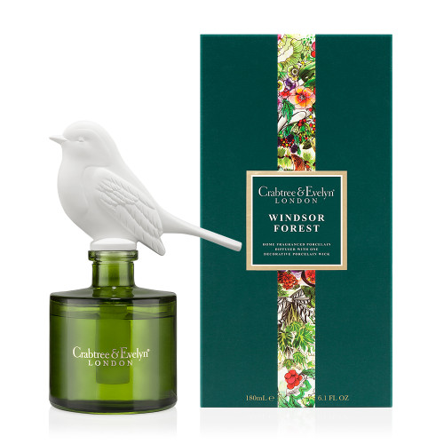 Windsor Forest 180mL Porcelain Diffuser - Holiday Collection by Crabtree & Evelyn