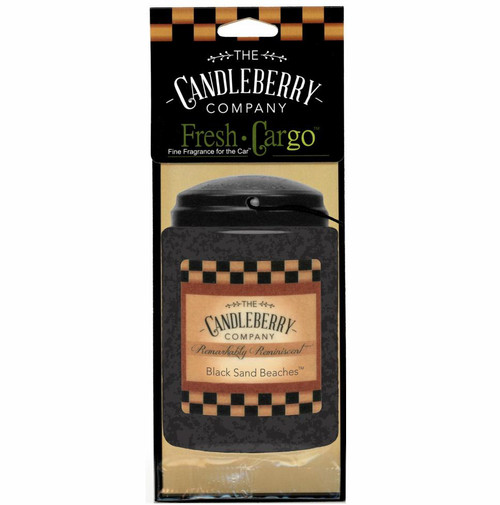 Candleberry Candles Black Sand Beaches Fresh CarGo Car Fragrance