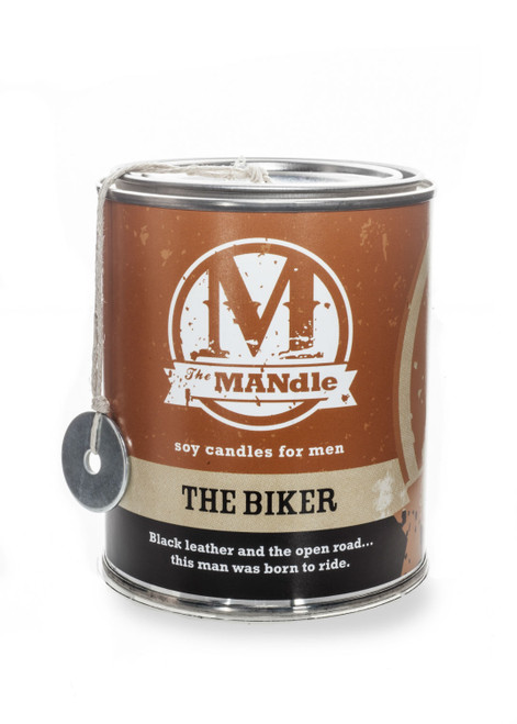 The Biker 15 oz. Paint Can MANdle by Eco Candle Co.