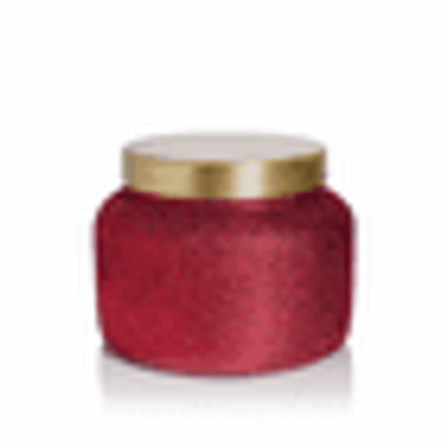 Volcano 48 oz. Red Glitter Glam Jumbo Jar Candle by Capri Blue