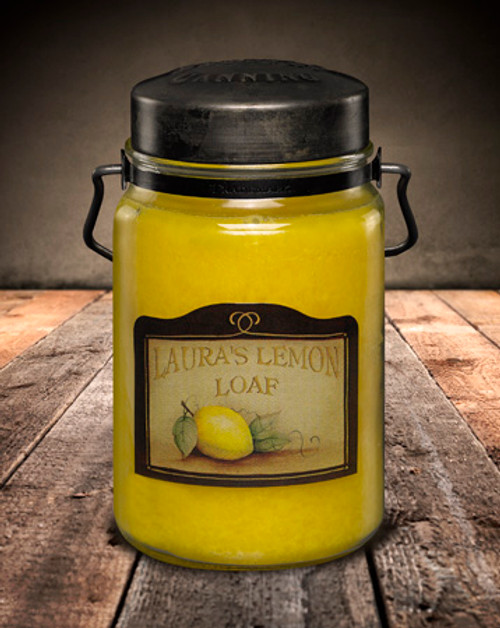 Laura's Lemon Loaf 26 oz. McCall's Classic Jar Candle