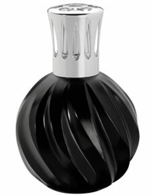 Swirl Black Fragrance Lamp by Lampe Berger