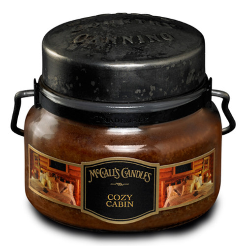 Cozy Cabin 8 oz. McCall's Double Wick Classic Jar Candle