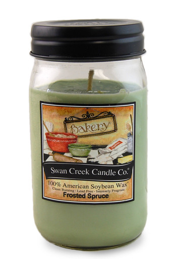 Frosted Spruce 24 oz. Kitchen Pantry Jar Candle