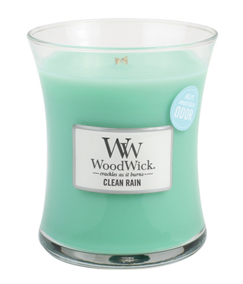 WoodWick  Candles Clean Rain ODOR NEUTRALIZING Medium