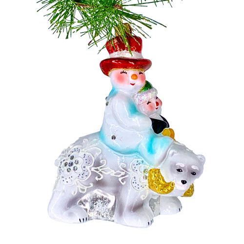 5.5-inch Snowbear Glow by HeARTfully Yours