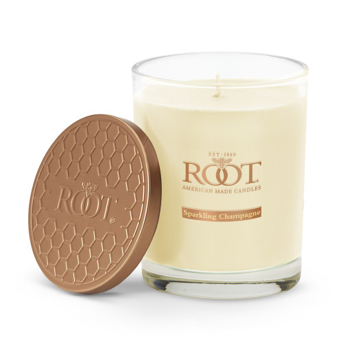 Sparkling Champagne Hive Glass Candle by Root