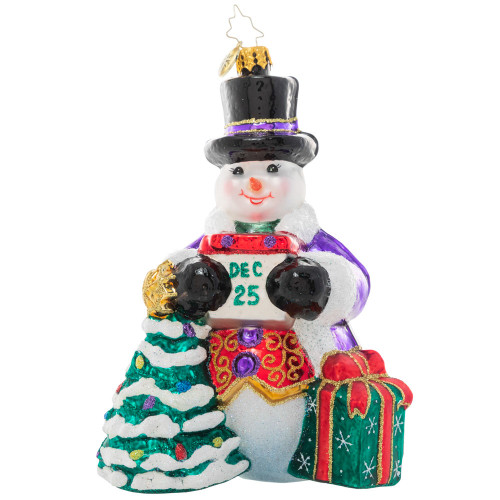 Today's The Day Snowman Ornament