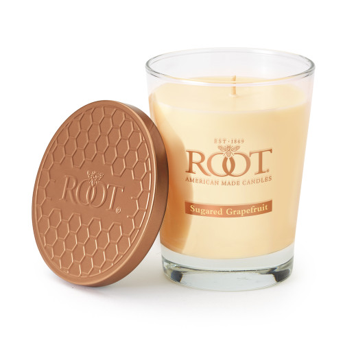 Sugared Grapefruit Large Honeycomb Veriglass Candle by Root
