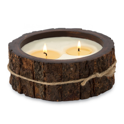 Ginger Patchouli Medium Tree Bark Candle