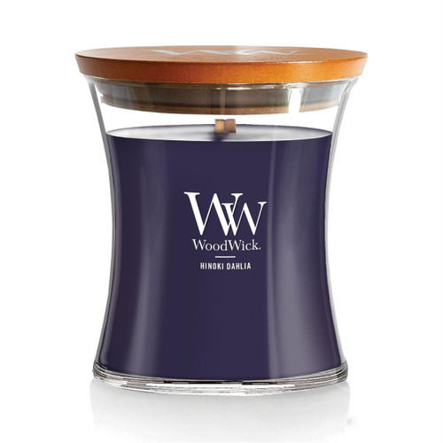 WoodWick Candles Hinoki Dahlia Medium Hourglass