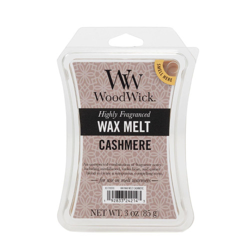 WoodWick Candles Cashmere 3 oz. Hourglass Wax Melt