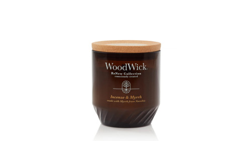 WoodWick Candles Incense & Myrrh ReNew Medium Jar