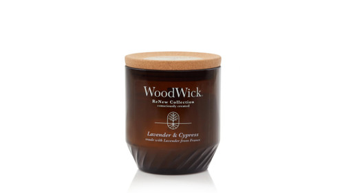 WoodWick Candles Lavender & Cypress ReNew Medium Jar