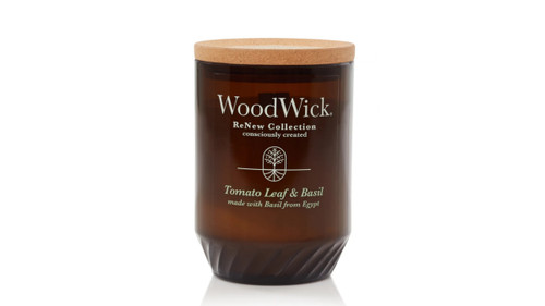 WoodWick Candles Tomato Leaf & Basil ReNew Large Jar