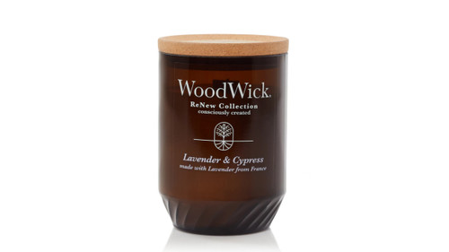 WoodWick Candles Lavender & Cypress ReNew Large Jar