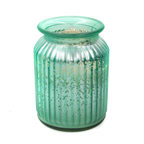 Teal Cranberry Apple Gilded Glass Large Jar Swan Creek Candle