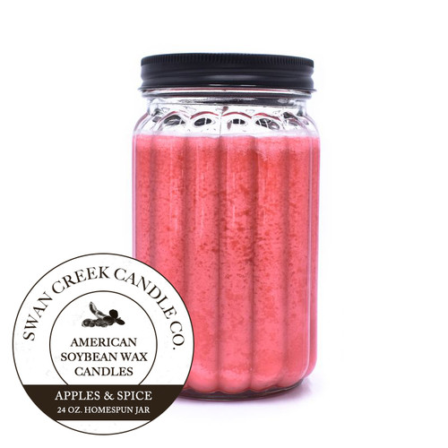 Apples & Spice 24 oz. Homespun Swan Creek Candle