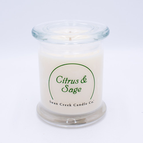 Citrus & Sage Clean & Contemporary 9 oz. Jar Swan Creek Candle