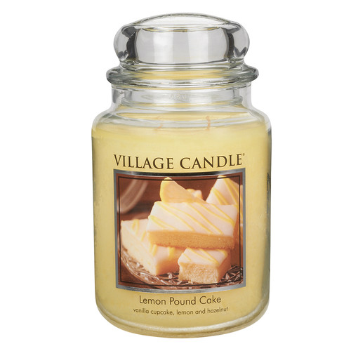 Lemon Pound Cake 26 oz. Premium Round by Village Candles