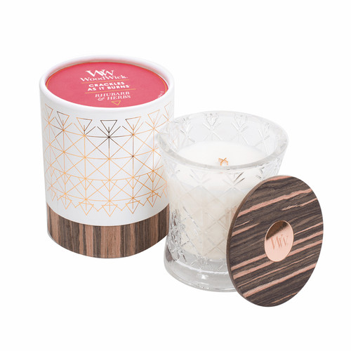 WoodWick Rhubarb & Herbs Aura