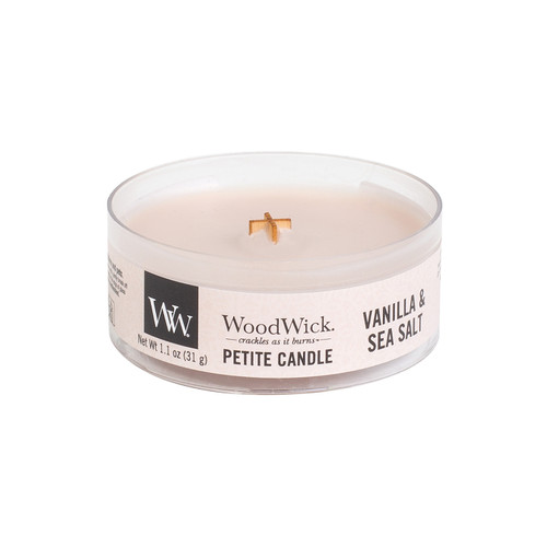 WoodWick Vanilla & Sea Salt Petite Candle