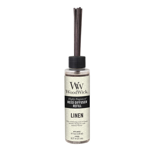 WoodWick Linen  4 oz. Reed Diffuser REFILL