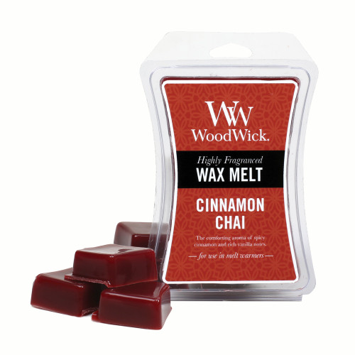 WoodWick Cinnamon Chai  3 oz. Hourglass Wax Melt