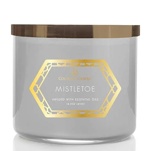 Mistletoe 14.5 oz. Holiday Luxe Trend Collection Colonial Candle