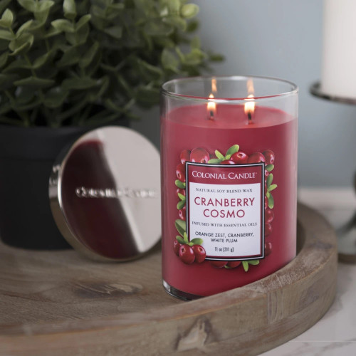 Cranberry Cosmo 11 oz. Classic Cylinder Jar Colonial Candle