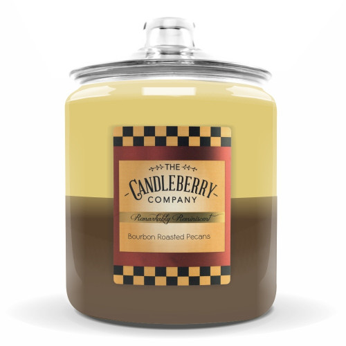 Candleberry Candles Bourbon Roasted Pecans 160 oz. Cookie Jar