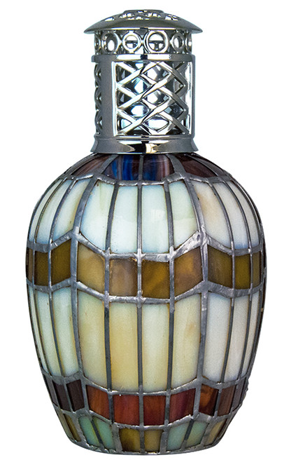 Earth & Olive Stained Glass Mosaic Scentier Fragrance Lamp