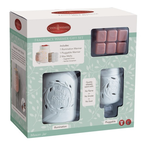Sugared Citrus & Vanilla Cinnamon Wax Melts Fragrance Warmer Gift Set