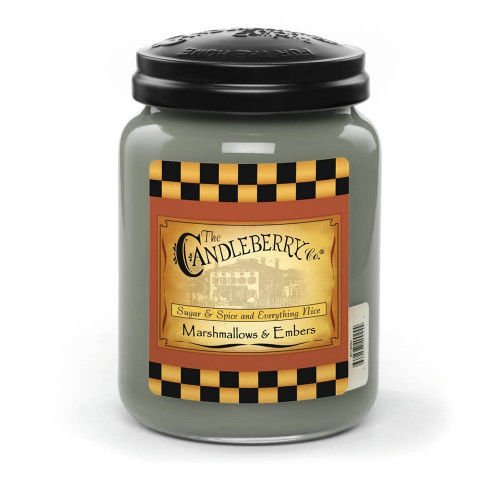 Candleberry Candles Marshmallow & Embers 26 oz. Large Jar