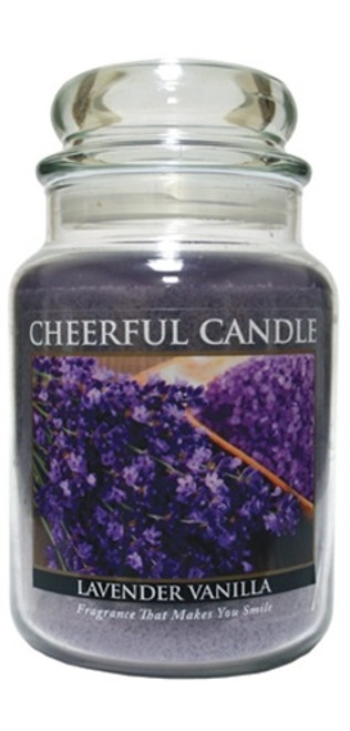 Lavender Vanilla 24 oz. Cheerful Candle by A Cheerful Giver