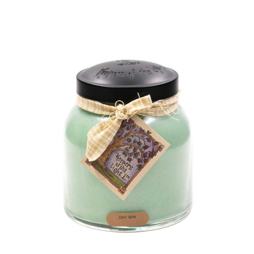 Day Spa 34 oz. Papa Jar Keeper's of the Light Candle by A Cheerful Giver