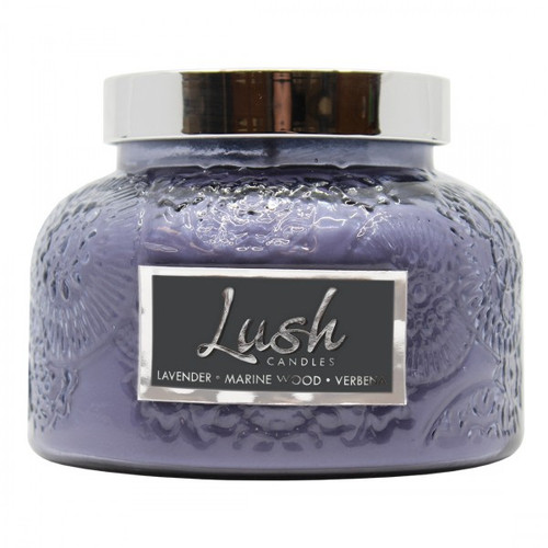 Lavender Marine Wood Verbena Lush Candle by A Cheerful Giver