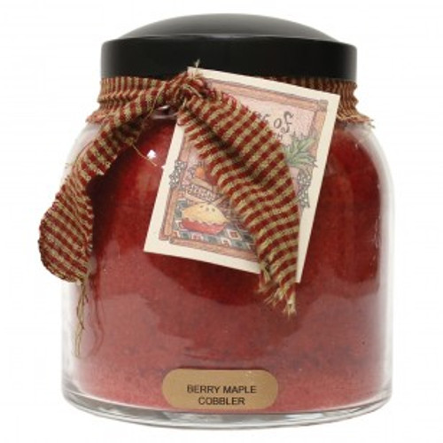 NEW! - Berry Maple Cobbler 34 oz. Papa Jar Keepers of the Light Candle by A Cheerful Giver