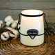 22 Oz. Cotton Blossom Butter Jar by Milkhouse Candle Creamery