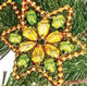 2.5-inch Starry Gems - Green and Gold by HeARTfully Yours