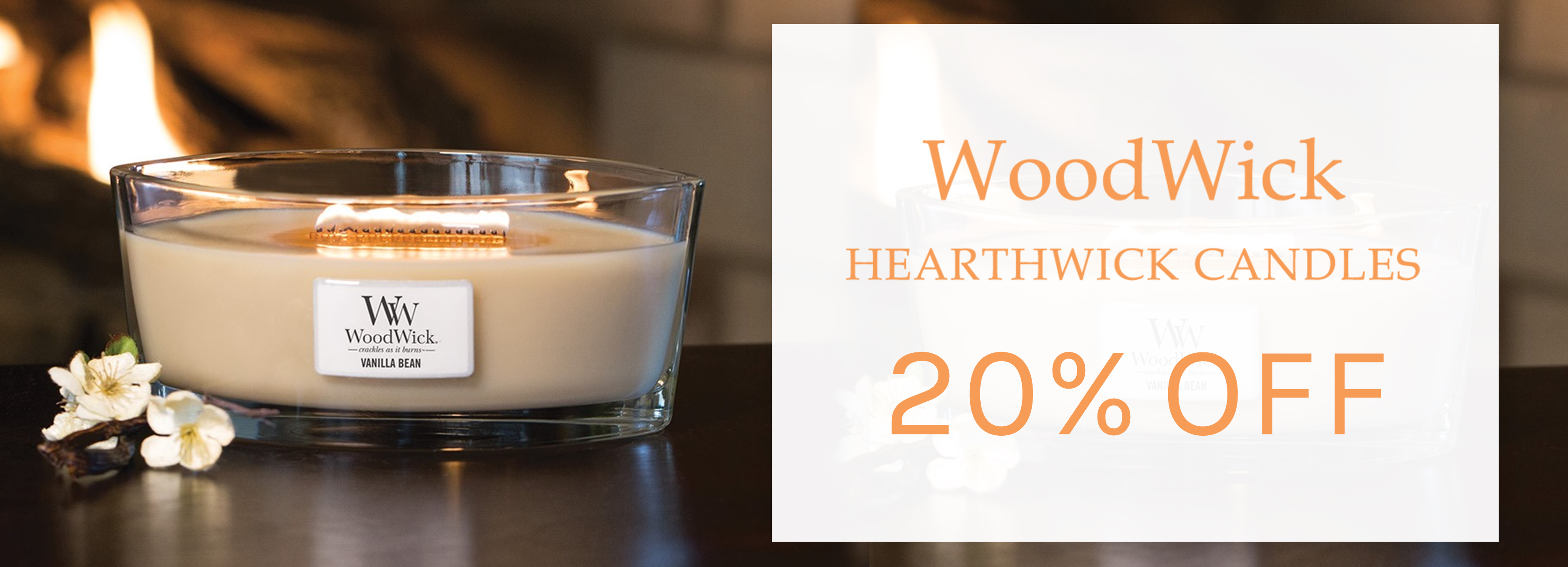 WoodWick - Hearthwick-15 Percent OFF