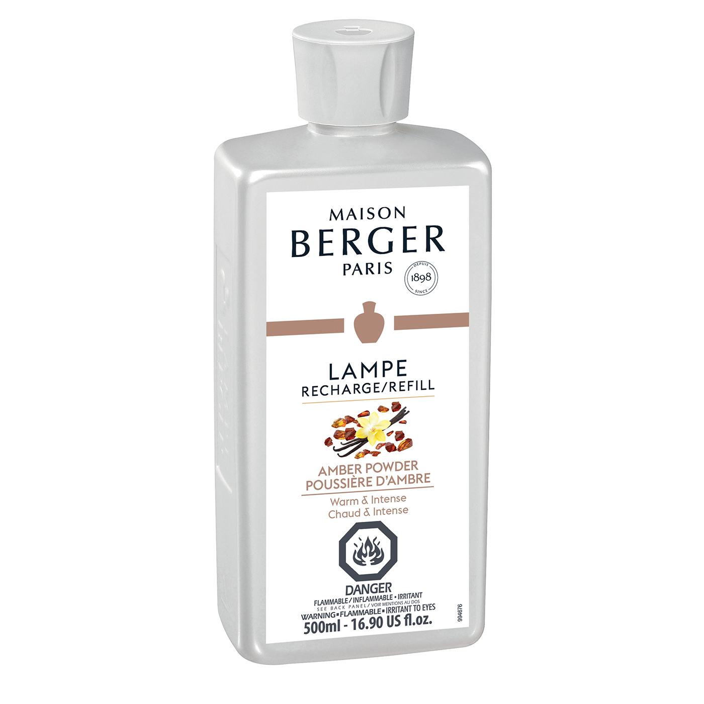 Amber Powder 500 ml (16.9 oz.) Fragrance Lamp Oil - Lampe Berger