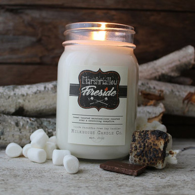 Marshmallow Fireside 13 oz. Ltd. Edition Fall Mason Jar