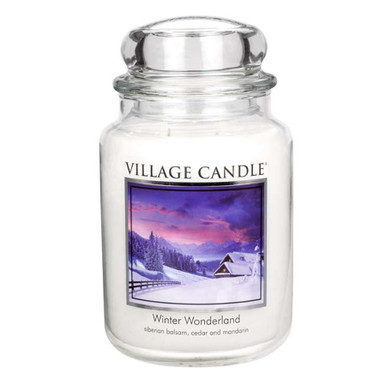 *Winter Wonderland 26 oz. Premium Round by Village Candles