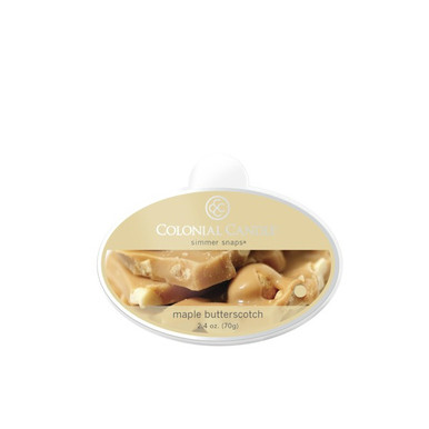 Maple Butterscotch Simmer Snaps Colonial Candle - Candles To My Door