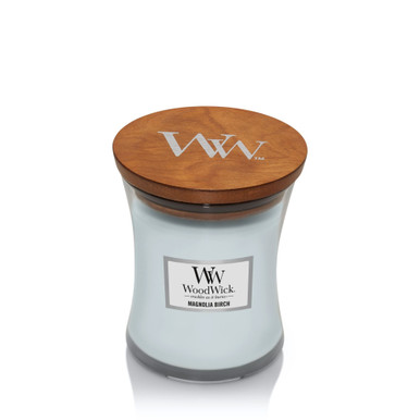 WoodWick Magnolia Birch - Medium Hourglass Candle